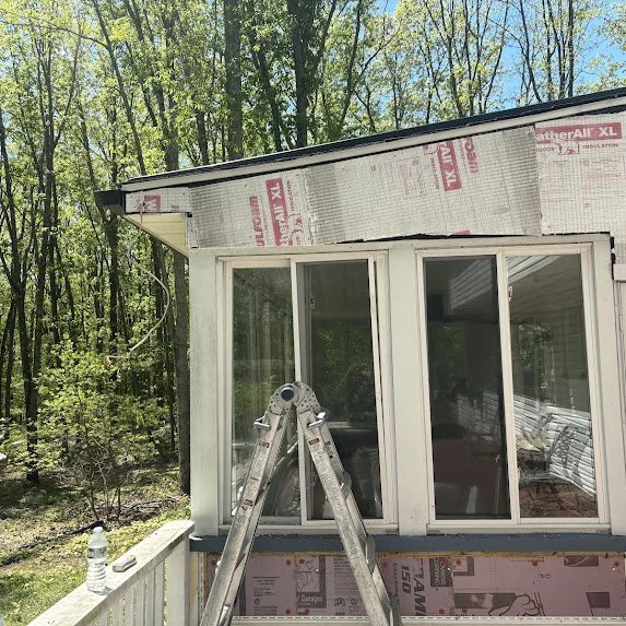 WeatherAll XL insulation board installed on Millstone Township sunroom