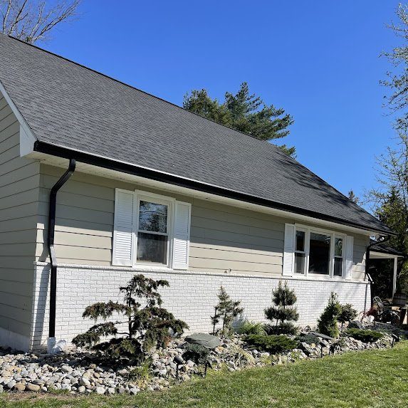 Detail shot — 6-inch capacity ready for heavy NJ rainfall