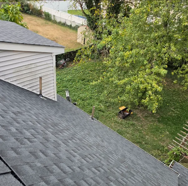 Toms River Roof Replacement: Rotted Decking Out, GAF Timberline HDZ Charcoal On, Plus a New Flat Roof and Garage