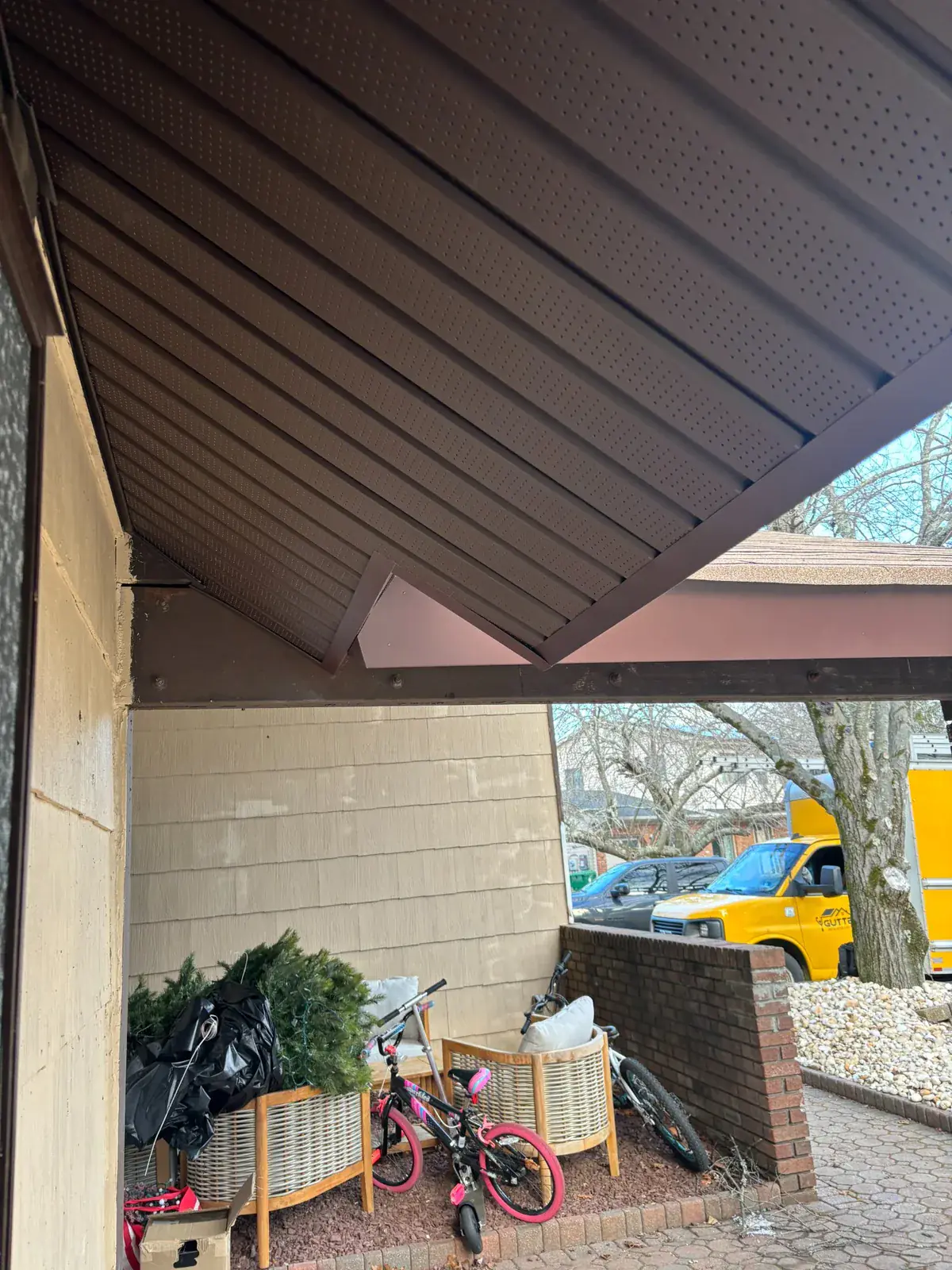 Gutter guards installed
