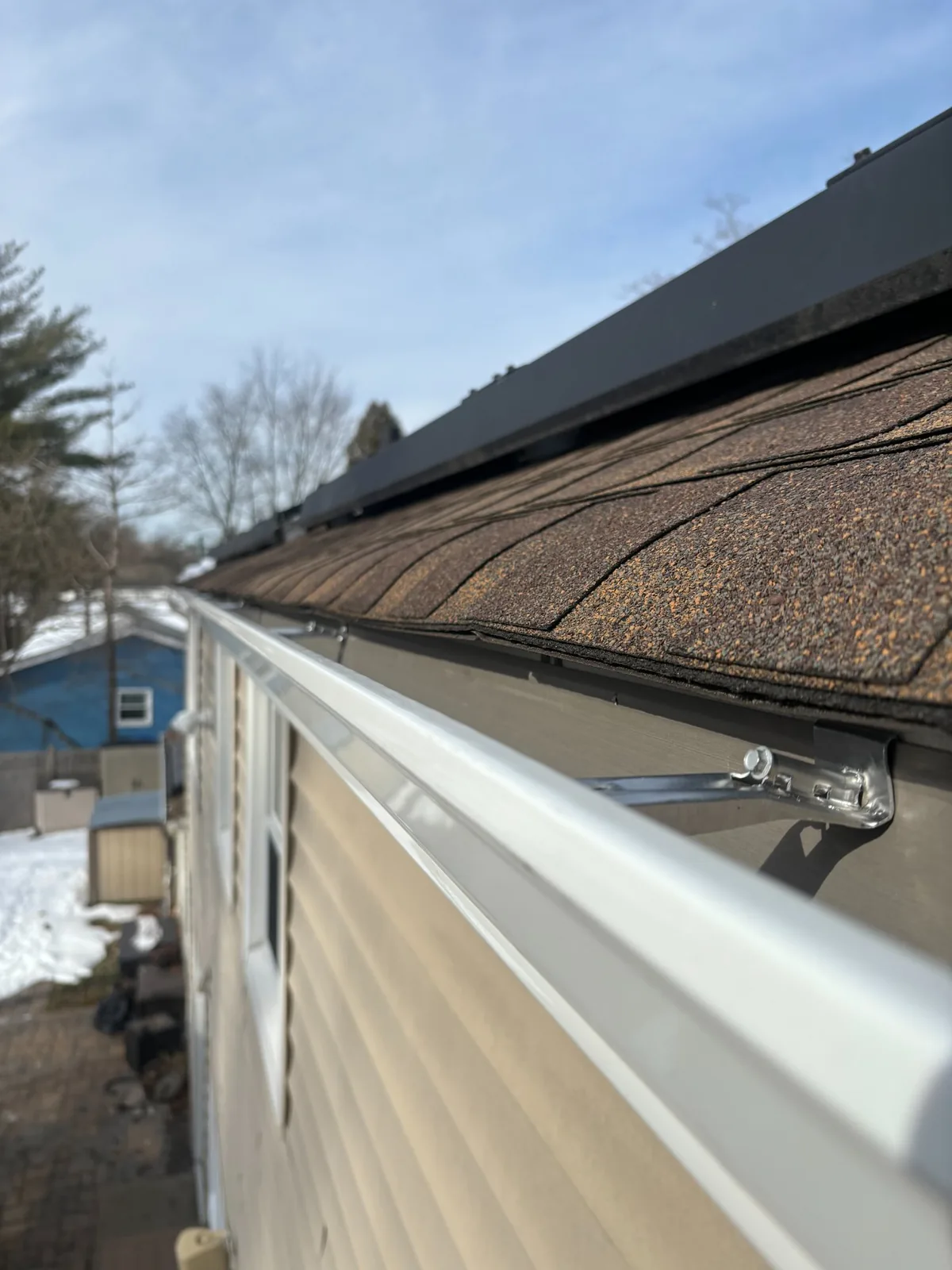 Gutter guard close-up
